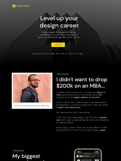 design MBA Cohort Thumbnail Preview