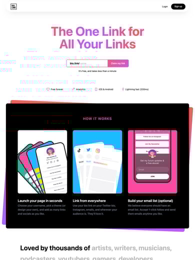 Bio Link Thumbnail Preview