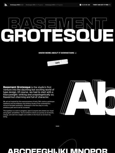 basement grotesque Thumbnail Preview