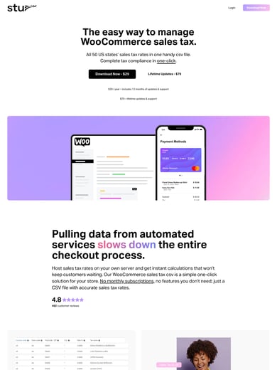 WooCommerce Sales Tax Thumbnail Preview