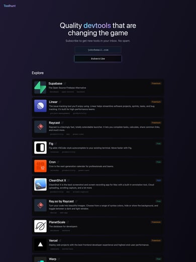 Toolhunt Thumbnail Preview