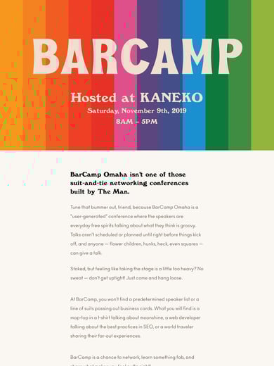 BarCamp Omaha 2019 Thumbnail Preview
