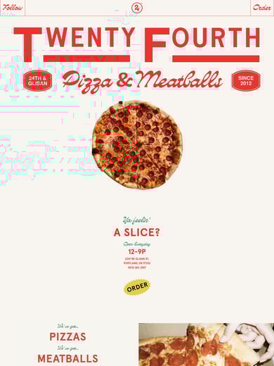 24th Pizza and Meatballs Thumbnail Preview