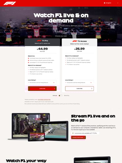 Stream Formula 1 Thumbnail Preview