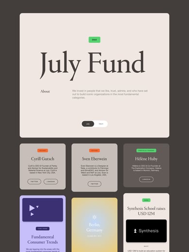 July Fund Thumbnail Preview