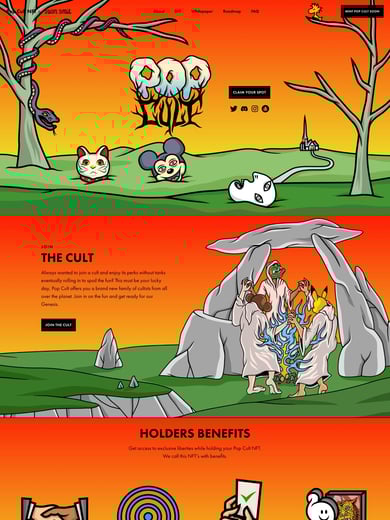 Pop Cult NFT Thumbnail Preview