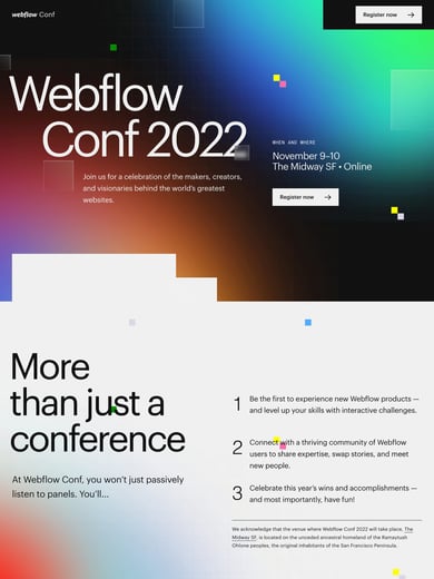 Webflow Conf 2022 Thumbnail Preview