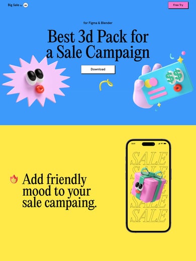 Big 3D Sale Thumbnail Preview