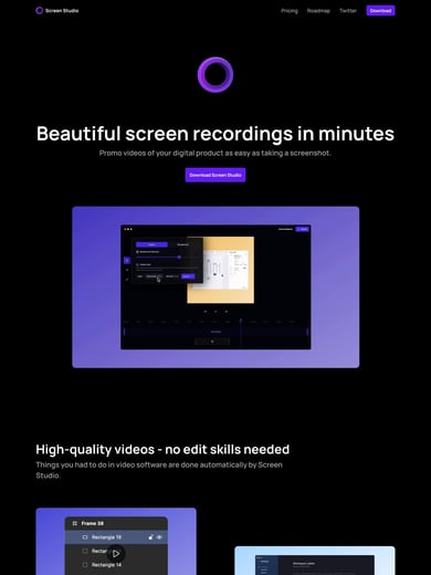 Screen Studio Thumbnail Preview