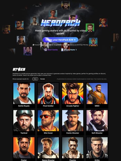 Hero Pack Thumbnail Preview