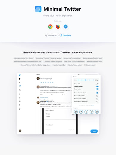 Minimal Twitter Thumbnail Preview