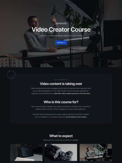 Video Creator Course Thumbnail Preview