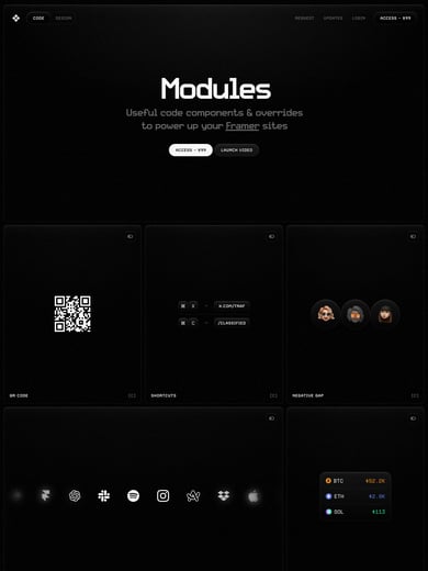 Modules Thumbnail Preview