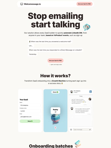 Welcomessage.io Thumbnail Preview