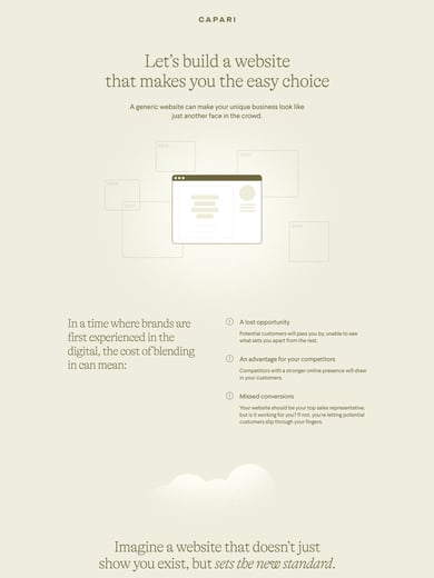 Capari Websites Thumbnail Preview