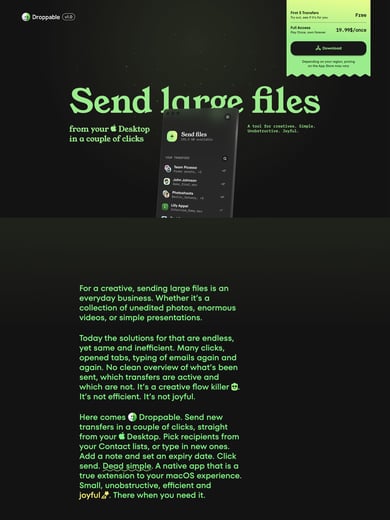 Droppable Thumbnail Preview