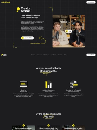 Creator Startup Cohort Thumbnail Preview