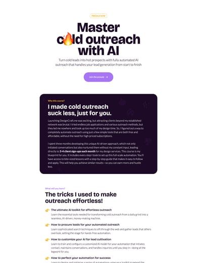 Master Cold Outreach with AI Thumbnail Preview