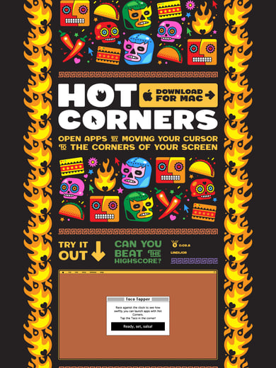 Hot Corners Thumbnail Preview