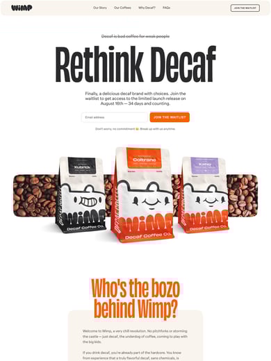 Wimp Decaf Coffee Co Thumbnail Preview