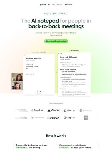 Granola Thumbnail Preview