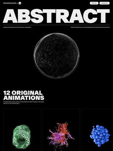 Abstract Animated Thumbnail Preview