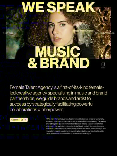 Female Talent Agency Thumbnail Preview