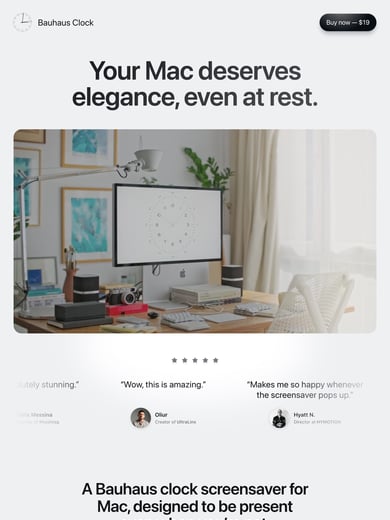 Bauhaus Clock Thumbnail Preview