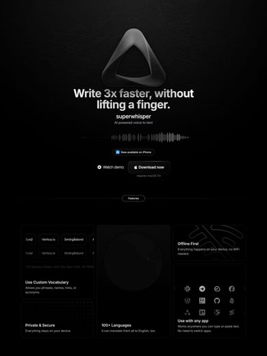 superwhisper Thumbnail Preview