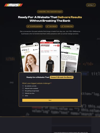 Melbourne Web Studio Thumbnail Preview