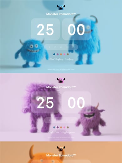 Monster Pomodoro Thumbnail Preview