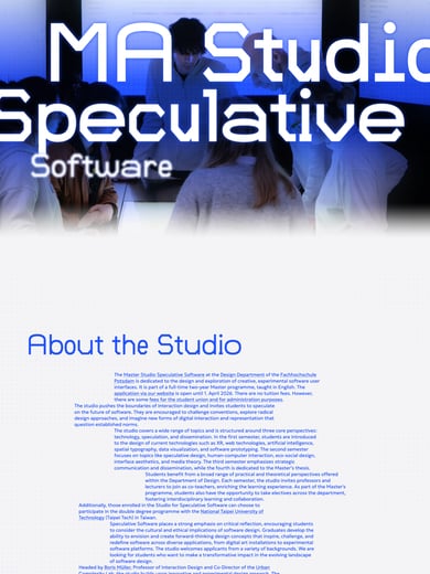 MA Studio Speculative Software Thumbnail Preview
