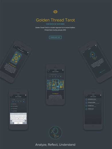 Golden Thread Tarot Thumbnail Preview