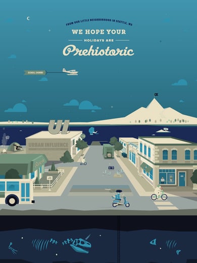 Happy Prehistoric Holidays from Urban Influence Thumbnail Preview