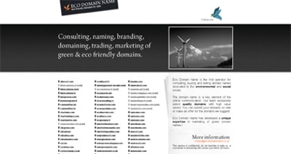 Eco Domain Name Thumbnail Preview