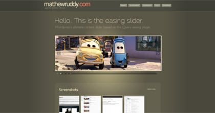 Easing Slider Thumbnail Preview