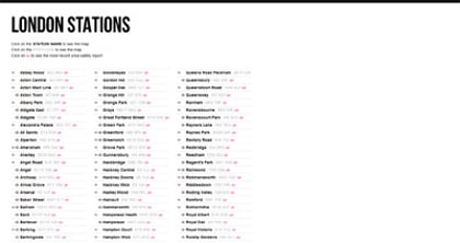 London Stations Thumbnail Preview