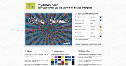 my Xmas card Thumbnail Preview