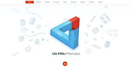 CSS Piffle Pitch Deck Thumbnail Preview