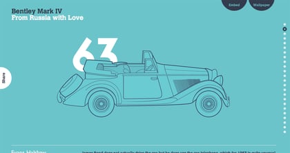 BOND: 007 Cars Evolution Thumbnail Preview