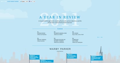 2011 Warby Parker Annual Report Thumbnail Preview