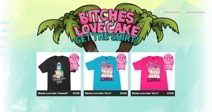 Bitches love cake Thumbnail Preview