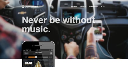 Grooveshark’s Mobile App Thumbnail Preview