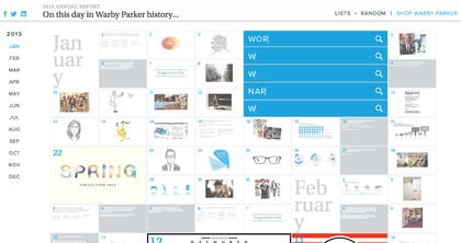 Warby Parker 2013 Annual Report Thumbnail Preview