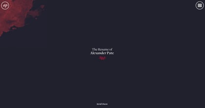 Alexander Pate Resume Thumbnail Preview