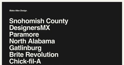 Blake Allen Design Thumbnail Preview