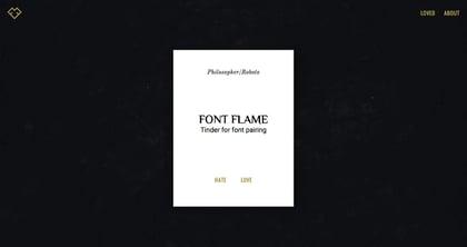 Font Flame Thumbnail Preview