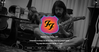 Foo Fighters – Saint Cecilia EP Thumbnail Preview