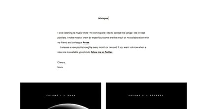 Mixtapes Thumbnail Preview