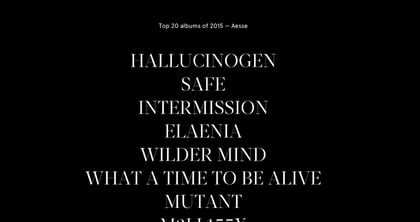 Top 20 albums of 2015 — Aesse Thumbnail Preview